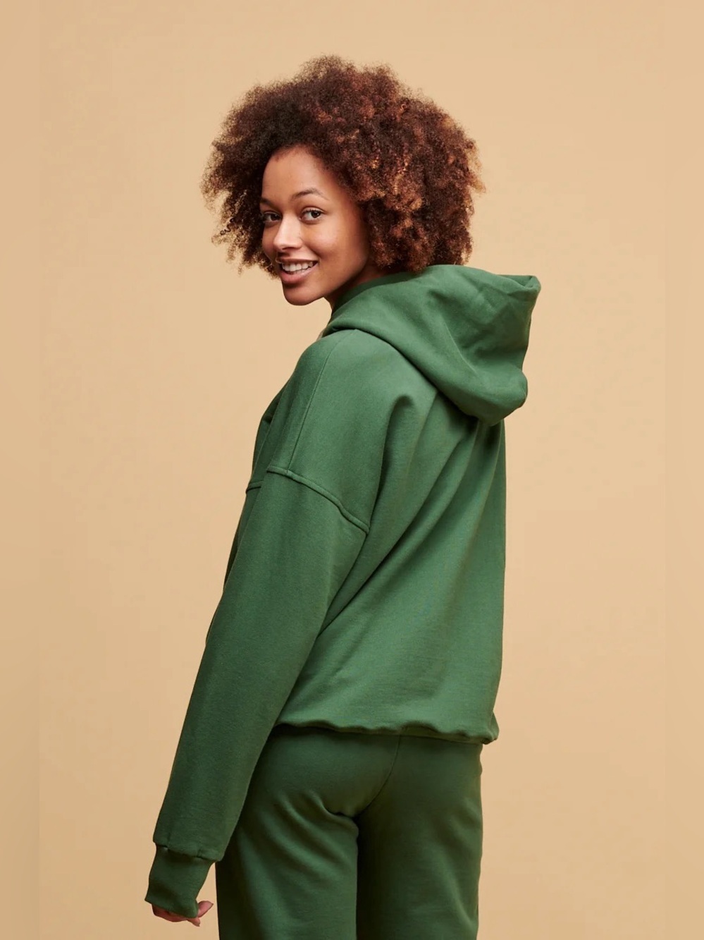 Pact Organic Tie Front Hoodie